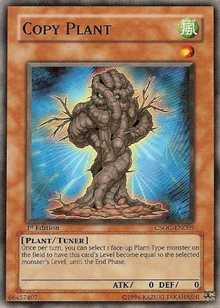 Copy Plant (CSOC-EN005) - Crossroads of Chaos Unlimited Crossroads of Chaos Yugioh Single Squirtle Squad Card Shop.