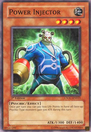 Power Injector (CSOC-EN021) - Crossroads of Chaos Unlimited Crossroads of Chaos Yugioh Single Squirtle Squad Card Shop.