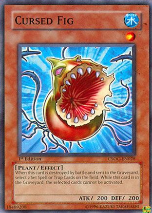 Cursed Fig (CSOC-EN028) - Crossroads of Chaos Unlimited Crossroads of Chaos Yugioh Single Squirtle Squad Card Shop.