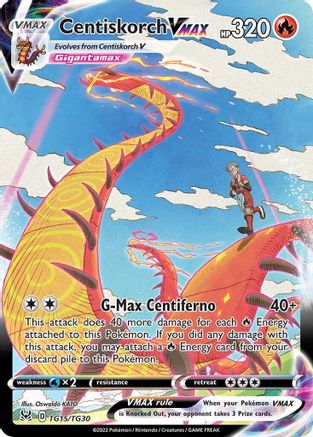 Centiskorch VMAX TG15/TG30 – Lost Origin Trainer Gallery – Ultra Rare