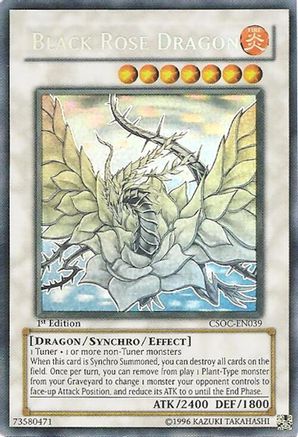 Black Rose Dragon (Ghost Rare) (CSOC-EN039) - Crossroads of Chaos Unlimited Crossroads of Chaos Yugioh Single Squirtle Squad Card Shop.