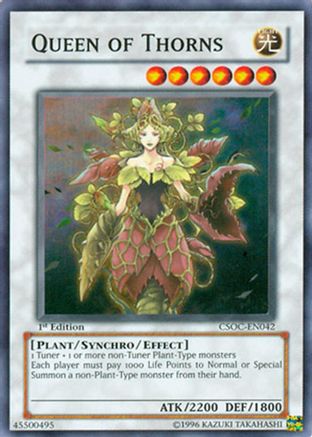 Queen of Thorns (CSOC-EN042) - Crossroads of Chaos Unlimited Crossroads of Chaos Yugioh Single Squirtle Squad Card Shop.