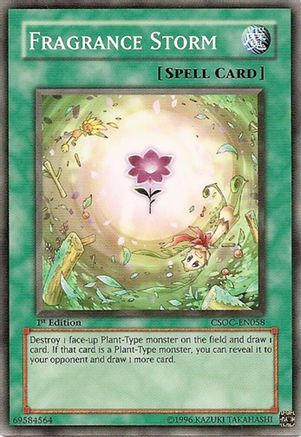 Fragrance Storm (CSOC-EN058) - Crossroads of Chaos 1st Edition Crossroads of Chaos Yugioh Single Squirtle Squad Card Shop.