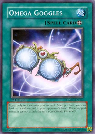 Omega Goggles (CSOC-EN062) - Crossroads of Chaos Unlimited Crossroads of Chaos Yugioh Single Squirtle Squad Card Shop.