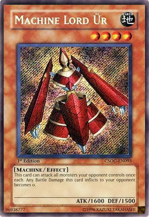 Machine Lord Ur (CSOC-EN093) - Crossroads of Chaos 1st Edition Crossroads of Chaos Yugioh Single Squirtle Squad Card Shop.