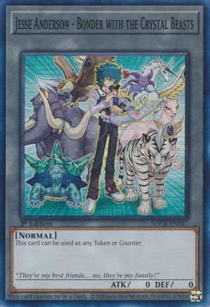 Jesse Anderson - Bonder with the Crystal Beasts (SDCB-EN047) - Structure Deck: Legend of the Crystal Beasts 1st Edition Structure Deck: Legend of the Crystal Beasts Yugioh Single Squirtle Squad Card Shop.