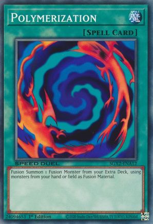 Polymerization (SGX2-ENA12) - Speed Duel GX: Midterm Paradox 1st Edition Speed Duel GX: Midterm Paradox Yugioh Single Squirtle Squad Card Shop.