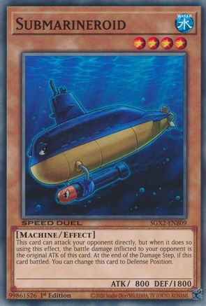 Submarineroid (SGX2-ENB09) - Speed Duel GX: Midterm Paradox 1st Edition Speed Duel GX: Midterm Paradox Yugioh Single Squirtle Squad Card Shop.