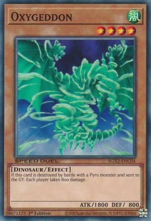 Oxygeddon (SGX2-ENC04) - Speed Duel GX: Midterm Paradox 1st Edition Speed Duel GX: Midterm Paradox Yugioh Single Squirtle Squad Card Shop.