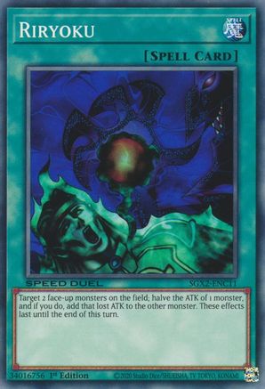Riryoku (SGX2-ENC11) - Speed Duel GX: Midterm Paradox 1st Edition Speed Duel GX: Midterm Paradox Yugioh Single Squirtle Squad Card Shop.