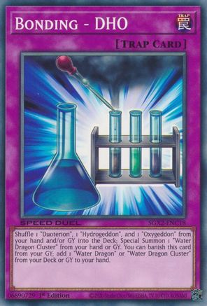 Bonding - DHO (SGX2-ENC18) - Speed Duel GX: Midterm Paradox 1st Edition Speed Duel GX: Midterm Paradox Yugioh Single Squirtle Squad Card Shop.