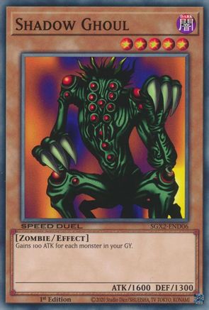 Shadow Ghoul (SGX2-END06) - Speed Duel GX: Midterm Paradox 1st Edition Speed Duel GX: Midterm Paradox Yugioh Single Squirtle Squad Card Shop.