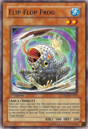 Flip Flop Frog (CRMS-EN029) - Crimson Crisis Unlimited Crimson Crisis Yugioh Single Squirtle Squad Card Shop.