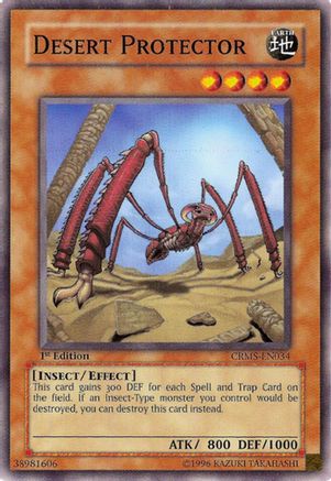 Desert Protector (CRMS-EN034) - Crimson Crisis 1st Edition Crimson Crisis Yugioh Single Squirtle Squad Card Shop.