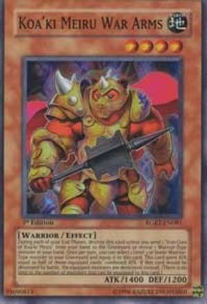 Koa'ki Meiru War Arms (RGBT-EN081) - Raging Battle Unlimited Raging Battle Yugioh Single Squirtle Squad Card Shop.