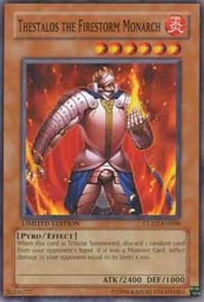 Thestalos the Firestorm Monarch (GLD2-EN008) - Gold Series 2009 Limited Gold Series 2009 Yugioh Single Squirtle Squad Card Shop.