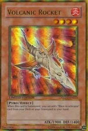 Volcanic Rocket (GLD2-EN023) - Gold Series 2009 Limited Gold Series 2009 Yugioh Single Squirtle Squad Card Shop.