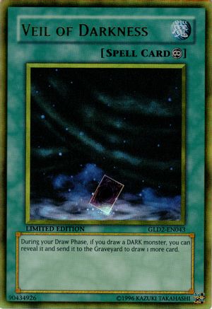 Veil of Darkness (GLD2-EN043) - Gold Series 2009 Limited Gold Series 2009 Yugioh Single Squirtle Squad Card Shop.