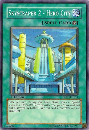 Skyscraper 2 - Hero City (DP06-EN014) - Duelist Pack 6: Jaden Yuki 3 1st Edition Duelist Pack 6: Jaden Yuki 3 Yugioh Single Squirtle Squad Card Shop.