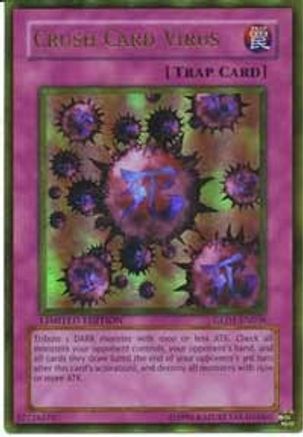 Crush Card Virus (GLD1-EN038) - Gold Series 2008 Limited Gold Series 2008 Yugioh Single Squirtle Squad Card Shop.