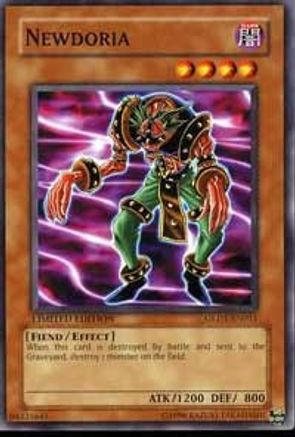 Newdoria (GLD1-EN011) - Gold Series 2008 Limited Gold Series 2008 Yugioh Single Squirtle Squad Card Shop.