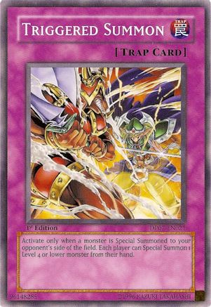 Triggered Summon (DP07-EN021) - Duelist Pack 7: Jesse Anderson Unlimited Duelist Pack 7: Jesse Anderson Yugioh Single Squirtle Squad Card Shop.