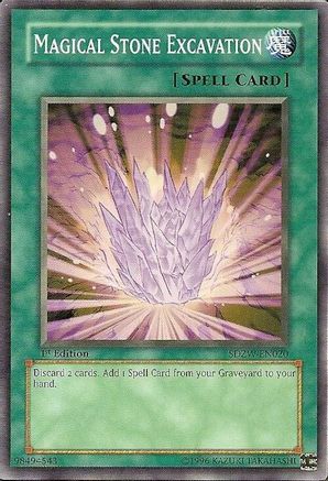 Magical Stone Excavation (SDZW-EN020) - Structure Deck: Zombie World 1st Edition Structure Deck: Zombie World Yugioh Single Squirtle Squad Card Shop.