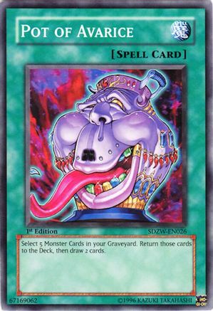 Pot of Avarice (SDZW-EN026) - Structure Deck: Zombie World 1st Edition Structure Deck: Zombie World Yugioh Single Squirtle Squad Card Shop.