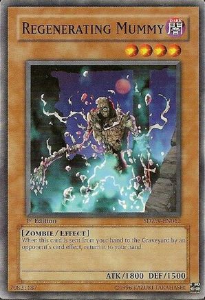 Regenerating Mummy (SDZW-EN012) - Structure Deck: Zombie World 1st Edition Structure Deck: Zombie World Yugioh Single Squirtle Squad Card Shop.