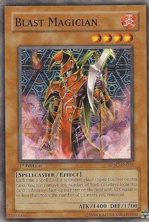 Blast Magician (SDSC-EN014) - Structure Deck: Spellcaster's Command 1st Edition Structure Deck: Spellcaster's Command Yugioh Single Squirtle Squad Card Shop.