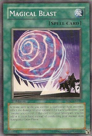 Magical Blast (SDSC-EN031) - Structure Deck: Spellcaster's Command Unlimited Structure Deck: Spellcaster's Command Yugioh Single Squirtle Squad Card Shop.