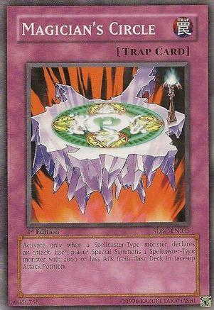 Magician's Circle (SDSC-EN035) - Structure Deck: Spellcaster's Command 1st Edition Structure Deck: Spellcaster's Command Yugioh Single Squirtle Squad Card Shop.