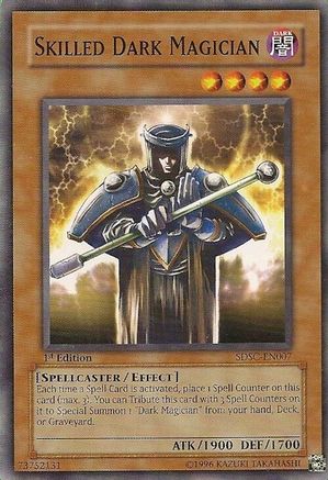 Skilled Dark Magician (SDSC-EN007) - Structure Deck: Spellcaster's Command 1st Edition Structure Deck: Spellcaster's Command Yugioh Single Squirtle Squad Card Shop.