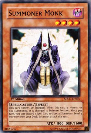 Summoner Monk (SDSC-EN005) - Structure Deck: Spellcaster's Command 1st Edition Structure Deck: Spellcaster's Command Yugioh Single Squirtle Squad Card Shop.