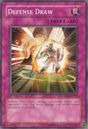 Defense Draw (DP08-EN023) - Duelist Pack 8: Yusei Fudo 1st Edition Duelist Pack 8: Yusei Fudo Yugioh Single Squirtle Squad Card Shop.