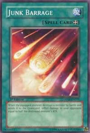 Junk Barrage (DP08-EN019) - Duelist Pack 8: Yusei Fudo Unlimited Duelist Pack 8: Yusei Fudo Yugioh Single Squirtle Squad Card Shop.