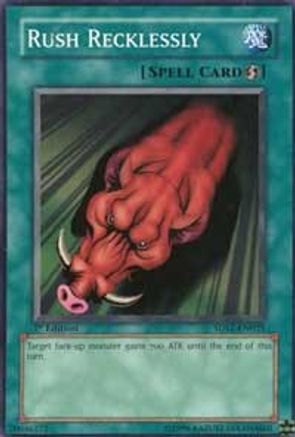 Rush Recklessly (5DS1-EN025) - 5D's 2008 Starter Deck 1st Edition 5D's 2008 Starter Deck Yugioh Single Squirtle Squad Card Shop.