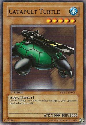 Catapult Turtle (DPYG-EN006) - Duelist Pack: Yugi Unlimited Duelist Pack: Yugi Yugioh Single Squirtle Squad Card Shop.