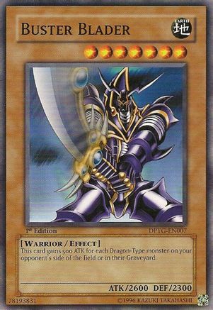 Buster Blader (DPYG-EN007) - Duelist Pack: Yugi 1st Edition Duelist Pack: Yugi Yugioh Single Squirtle Squad Card Shop.