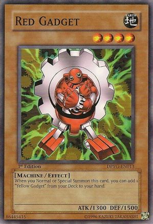 Red Gadget (DPYG-EN013) - Duelist Pack: Yugi 1st Edition Duelist Pack: Yugi Yugioh Single Squirtle Squad Card Shop.