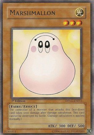 Marshmallon (DPYG-EN015) - Duelist Pack: Yugi Unlimited Duelist Pack: Yugi Yugioh Single Squirtle Squad Card Shop.