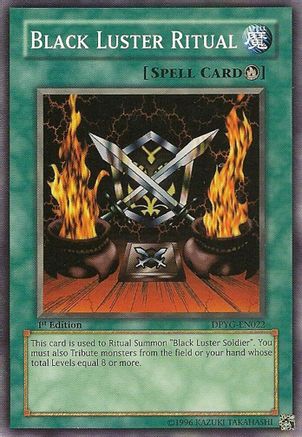 Black Luster Ritual (DPYG-EN022) - Duelist Pack: Yugi Unlimited Duelist Pack: Yugi Yugioh Single Squirtle Squad Card Shop.