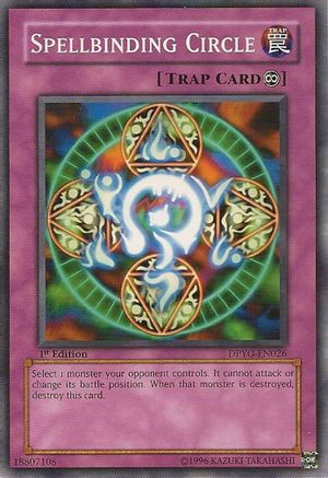 Spellbinding Circle (DPYG-EN026) - Duelist Pack: Yugi 1st Edition Duelist Pack: Yugi Yugioh Single Squirtle Squad Card Shop.