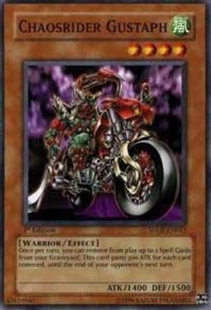 Chaosrider Gustaph (SDDE-EN012) - Structure Deck: The Dark Emperor Unlimited Structure Deck: The Dark Emperor Yugioh Single Squirtle Squad Card Shop.