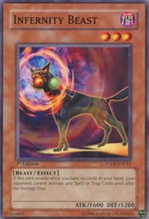 Infernity Beast (ANPR-EN012) - Ancient Prophecy Unlimited Ancient Prophecy Yugioh Single Squirtle Squad Card Shop.