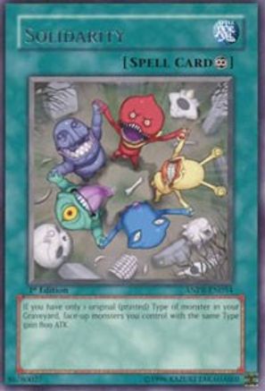 Solidarity (ANPR-EN054) - Ancient Prophecy 1st Edition Ancient Prophecy Yugioh Single Squirtle Squad Card Shop.