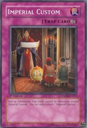 Imperial Custom (ANPR-EN067) - Ancient Prophecy Unlimited Ancient Prophecy Yugioh Single Squirtle Squad Card Shop.