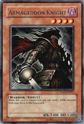 Armageddon Knight (TU01-EN011) - Turbo Pack Booster One Pack Unlimited Turbo Pack Booster One Pack Yugioh Single Squirtle Squad Card Shop.