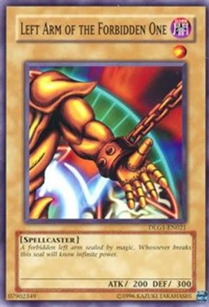 Left Arm of the Forbidden One (DLG1-EN021) - Dark Legends Unlimited Dark Legends Yugioh Single Squirtle Squad Card Shop.