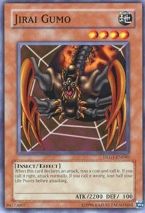 Jirai Gumo (DLG1-EN040) - Dark Legends Unlimited Dark Legends Yugioh Single Squirtle Squad Card Shop.